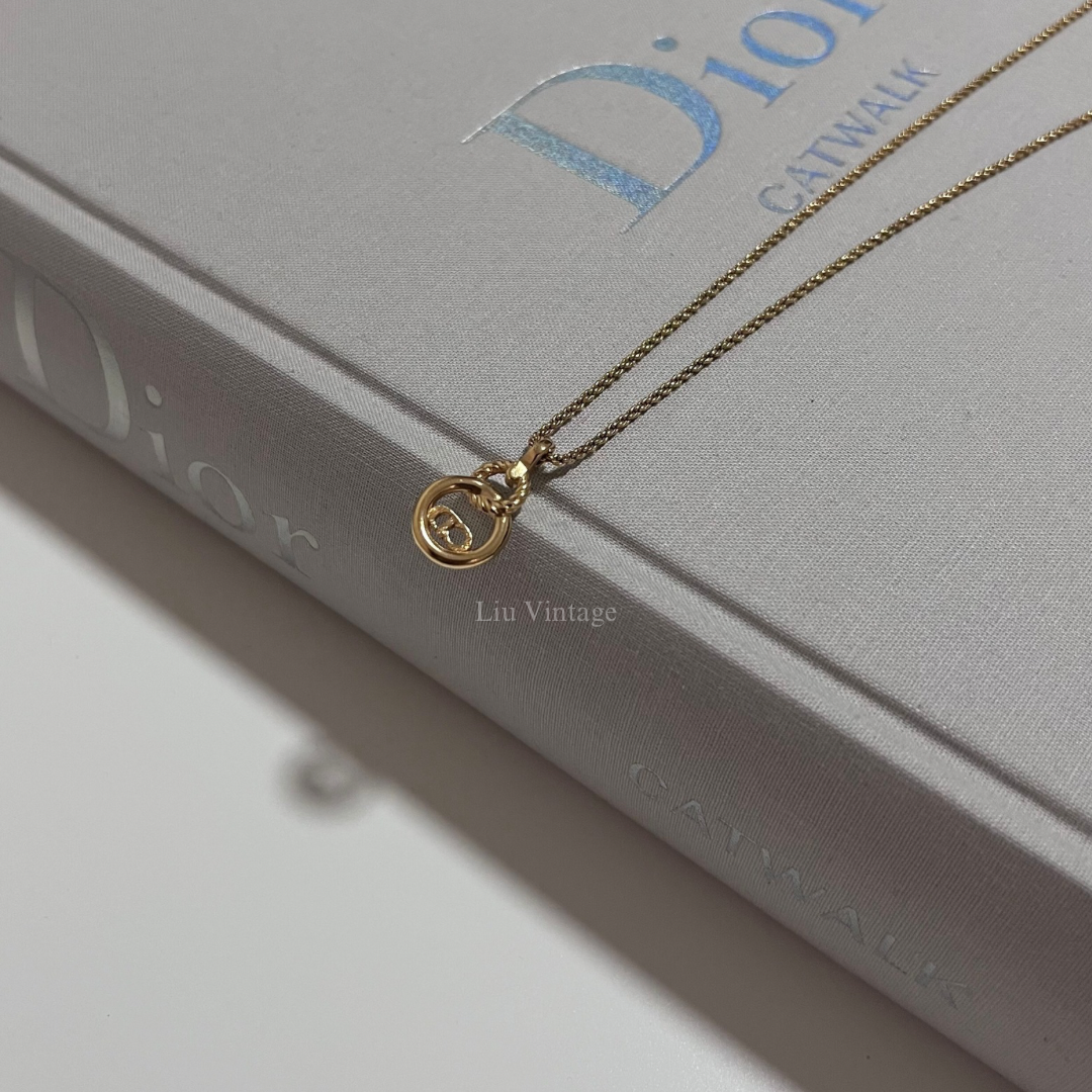 Vintage Dior Circle Necklace