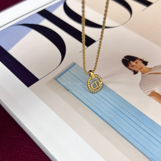 Vintage Dior Round Necklace