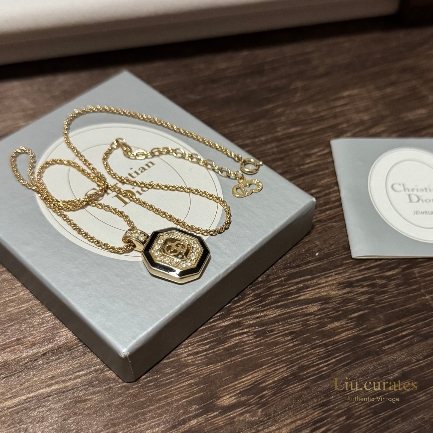Vintage Dior Octagon Necklace