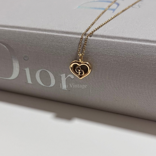 Vintage Dior Heart Necklace