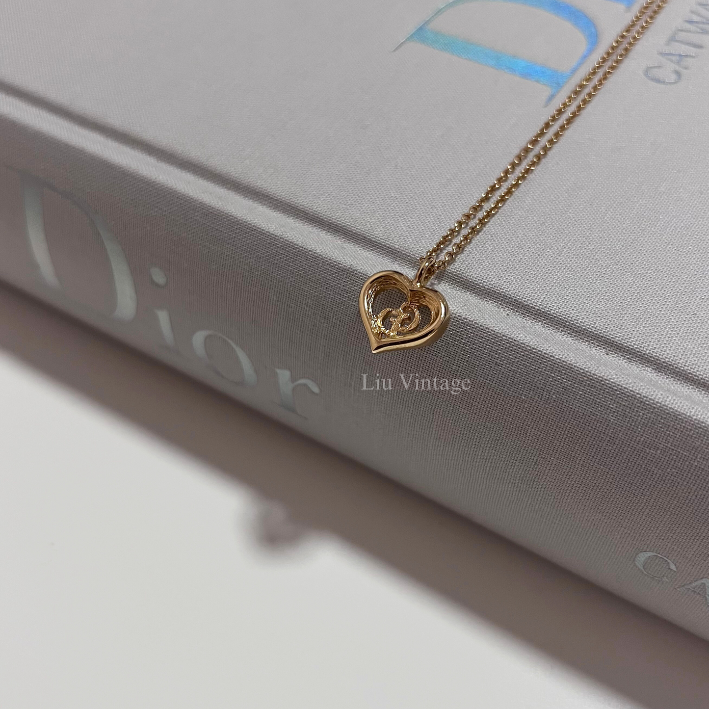 Vintage Dior Heart Necklace