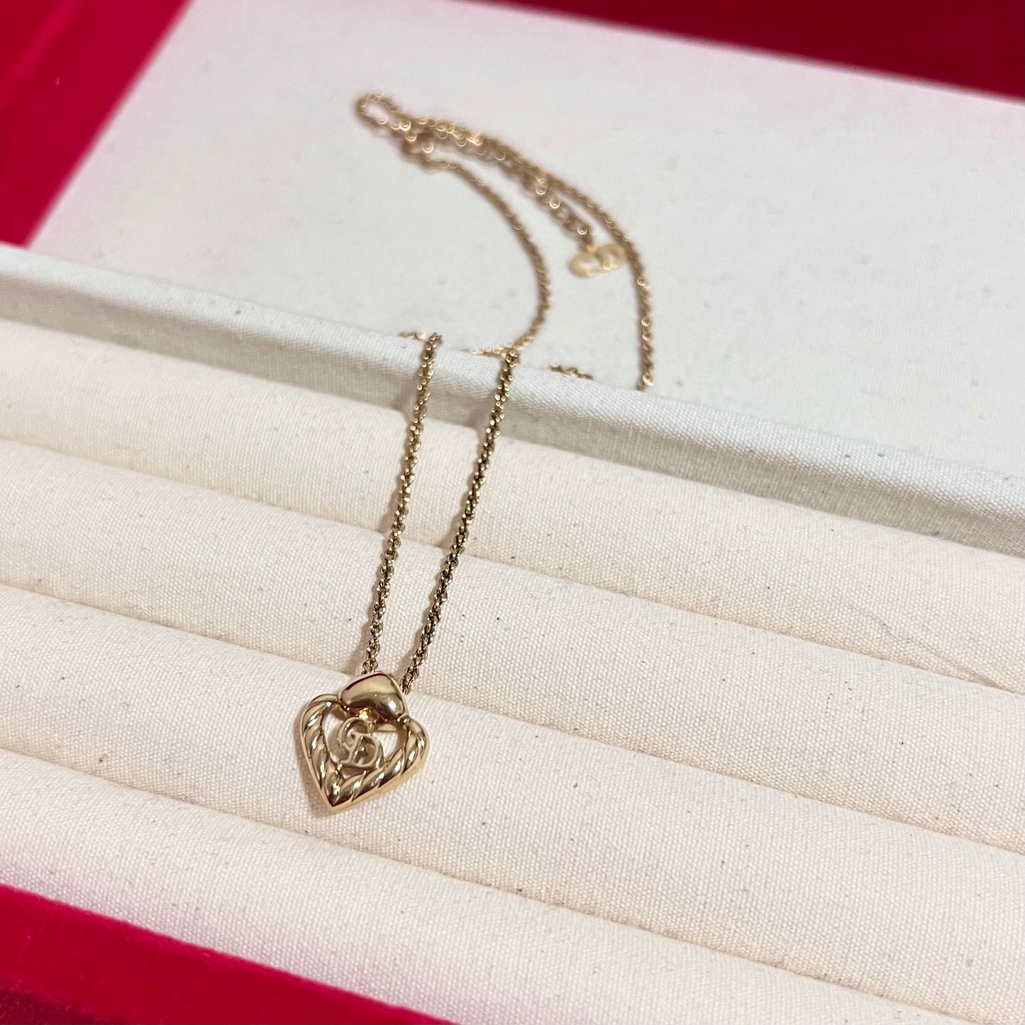 Vintage Dior Heart Necklace