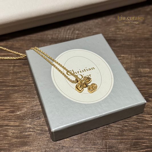 Vintage Dior Ribbon Necklace