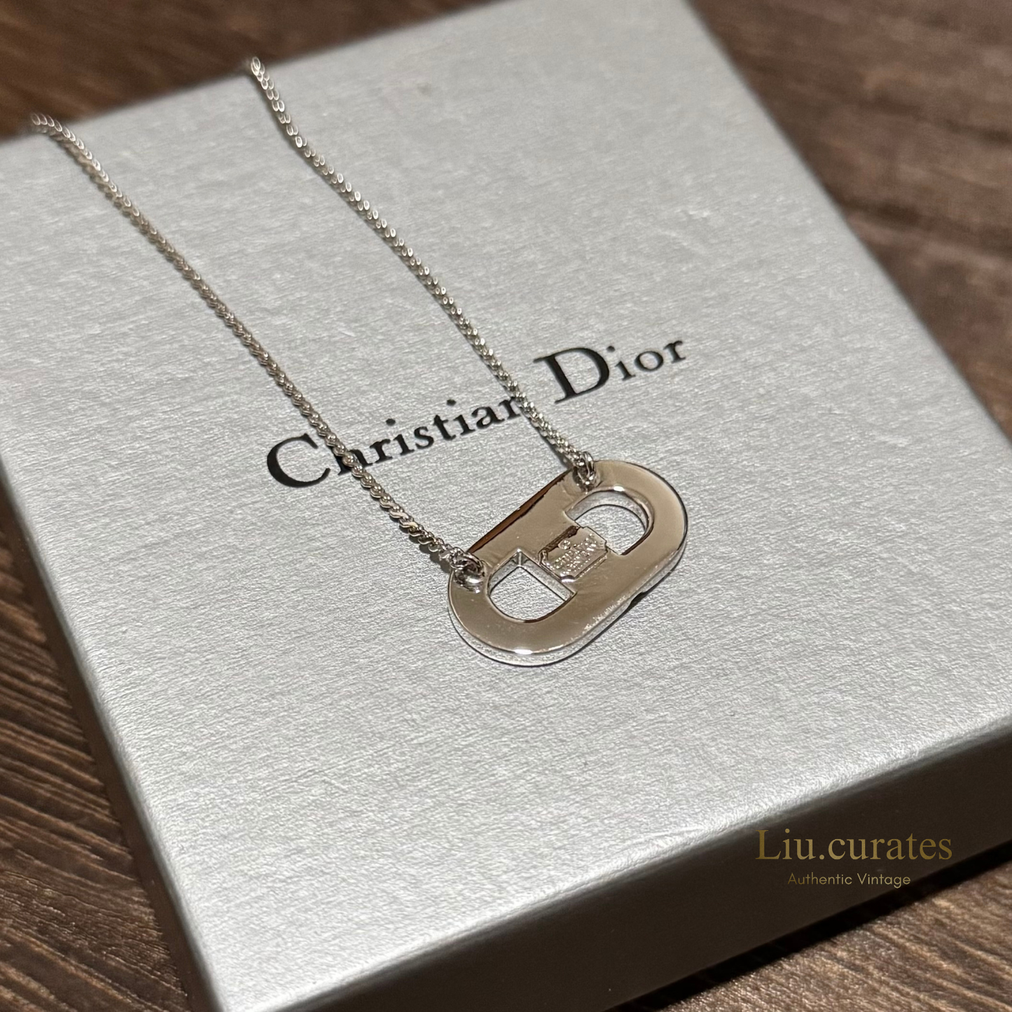 Vintage Dior CD Necklace