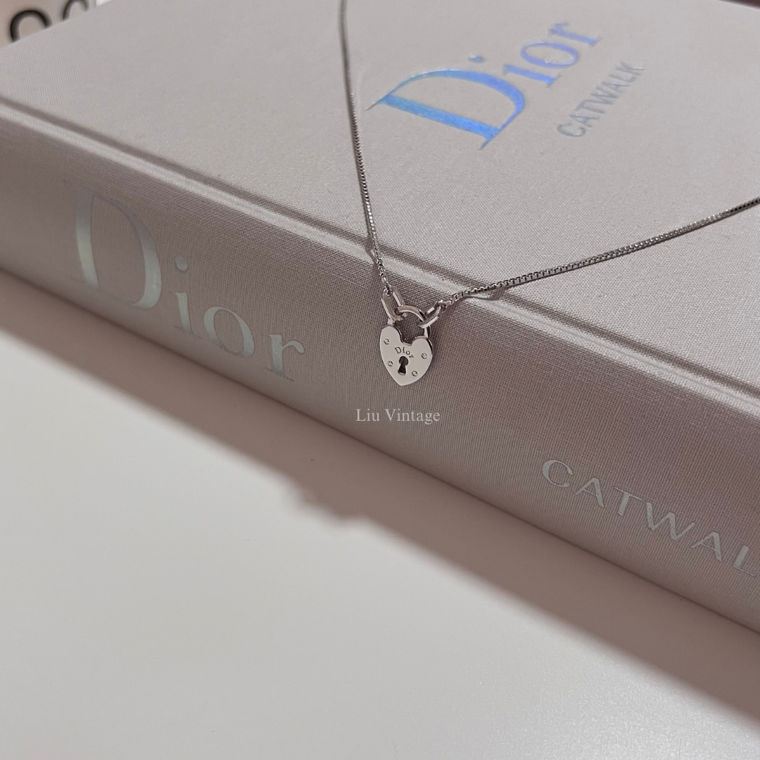 Vintage Dior Heart Necklace