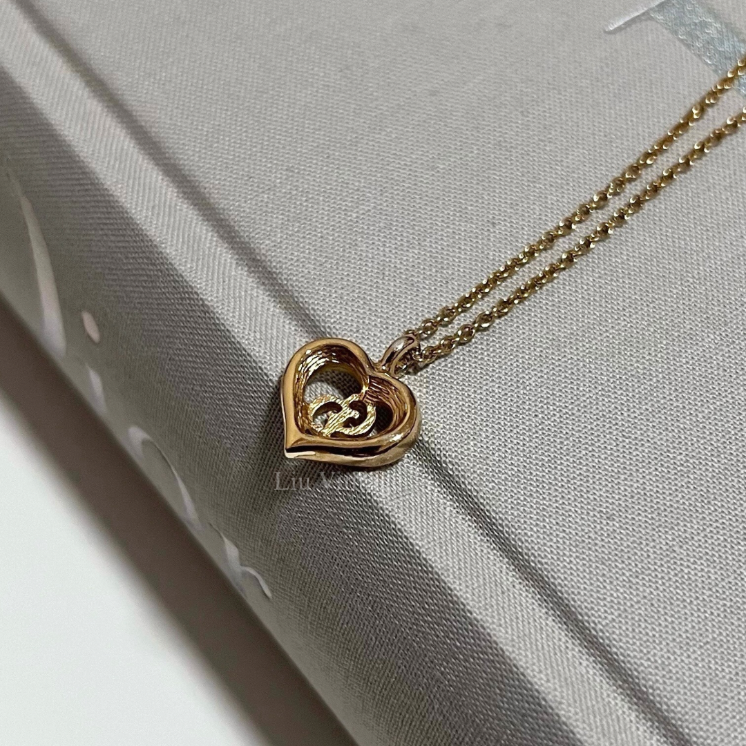 Vintage Dior Heart Necklace