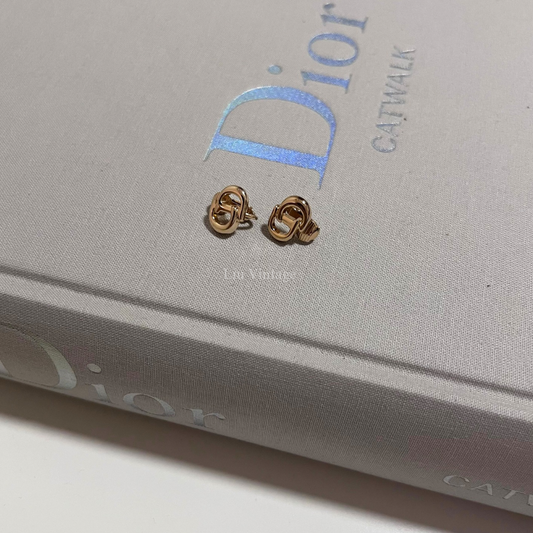 Vintage Dior CD Clip On Earrings