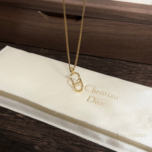 Vintage Dior CD Necklace