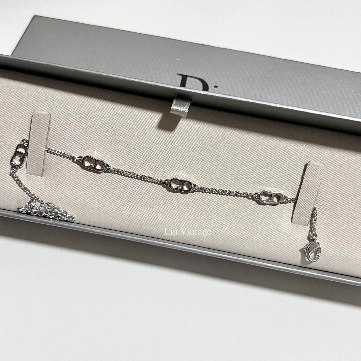 Vintage Dior CD Charm Bracelet