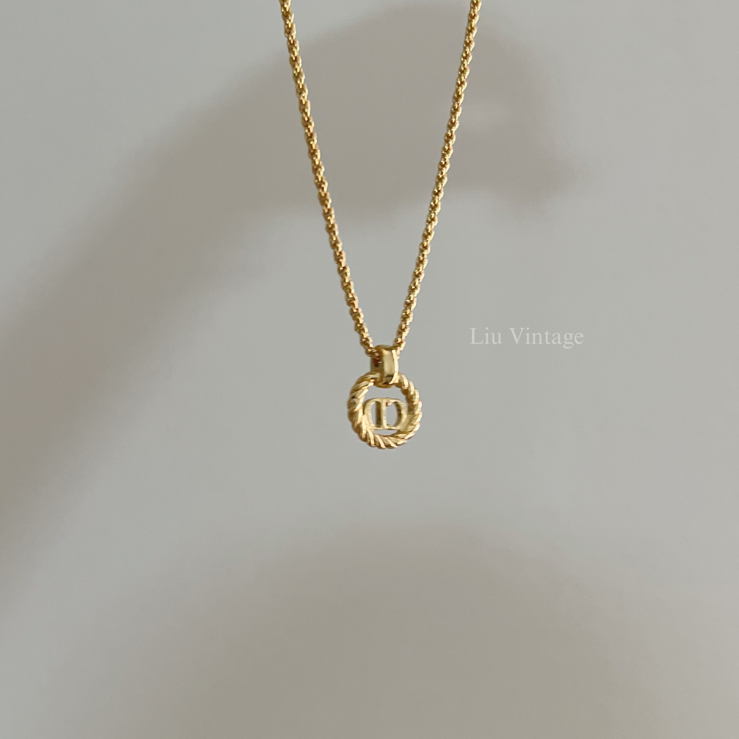 Vintage Dior Round Necklace