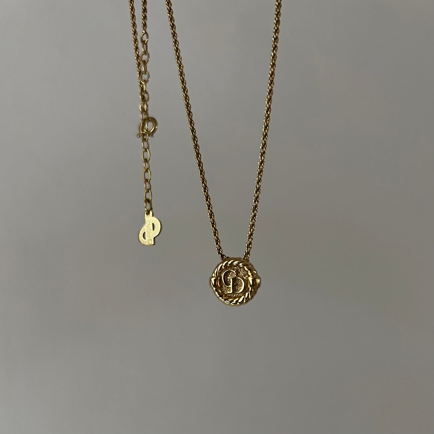 Vintage Dior Medallion Necklace