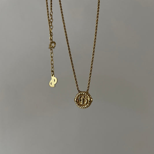 Vintage Dior Medallion Necklace