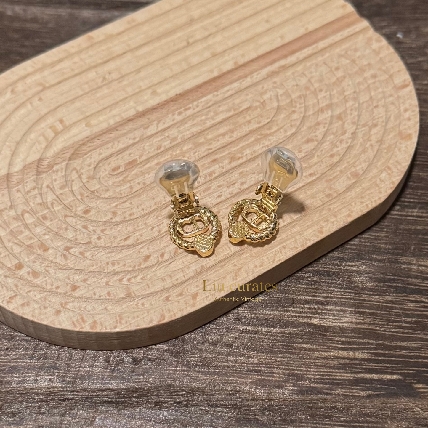 Vintage Dior Clip On Earrings