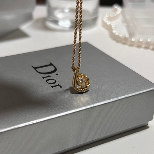Vintage Dior CD Necklace