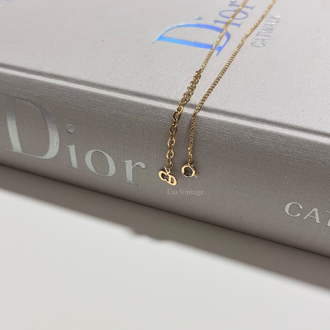 Vintage Dior CD Necklace