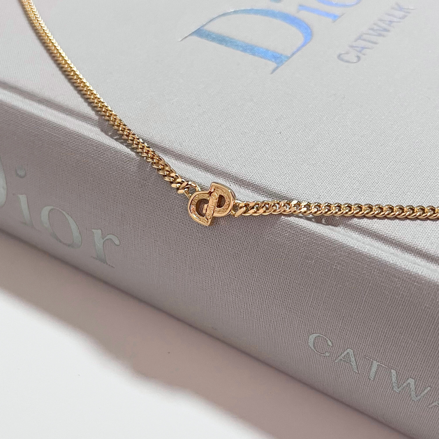 Vintage Dior CD Chain Necklace