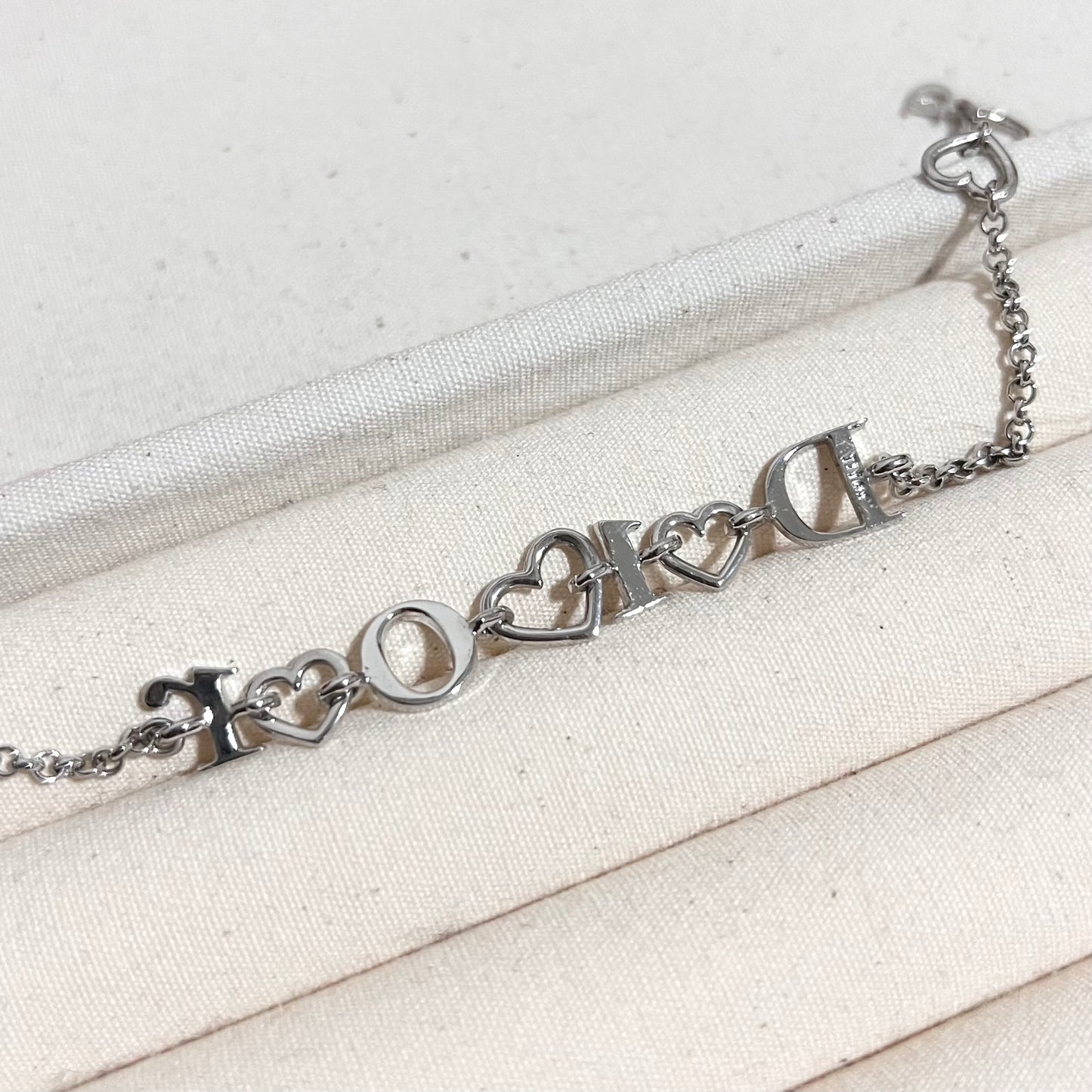 Vintage Dior Trio Heart Bracelet