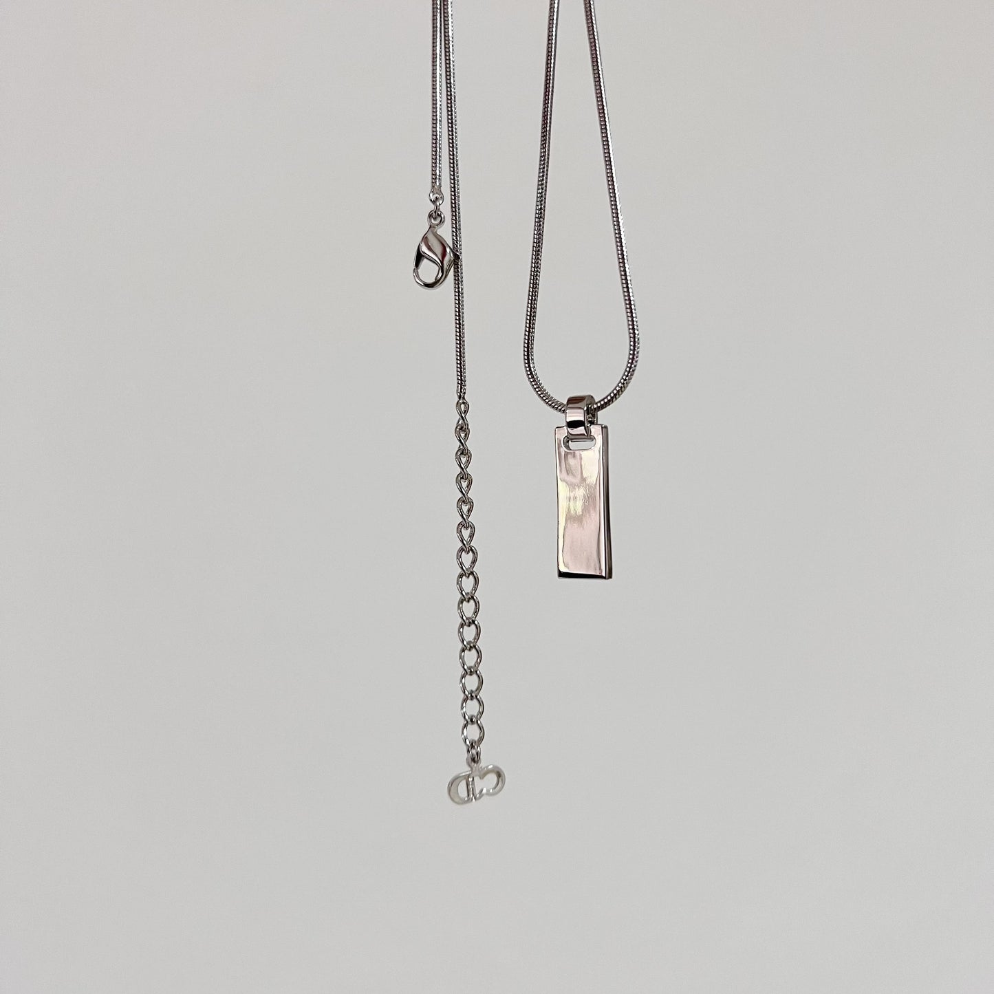 Vintage Dior Tag Necklace