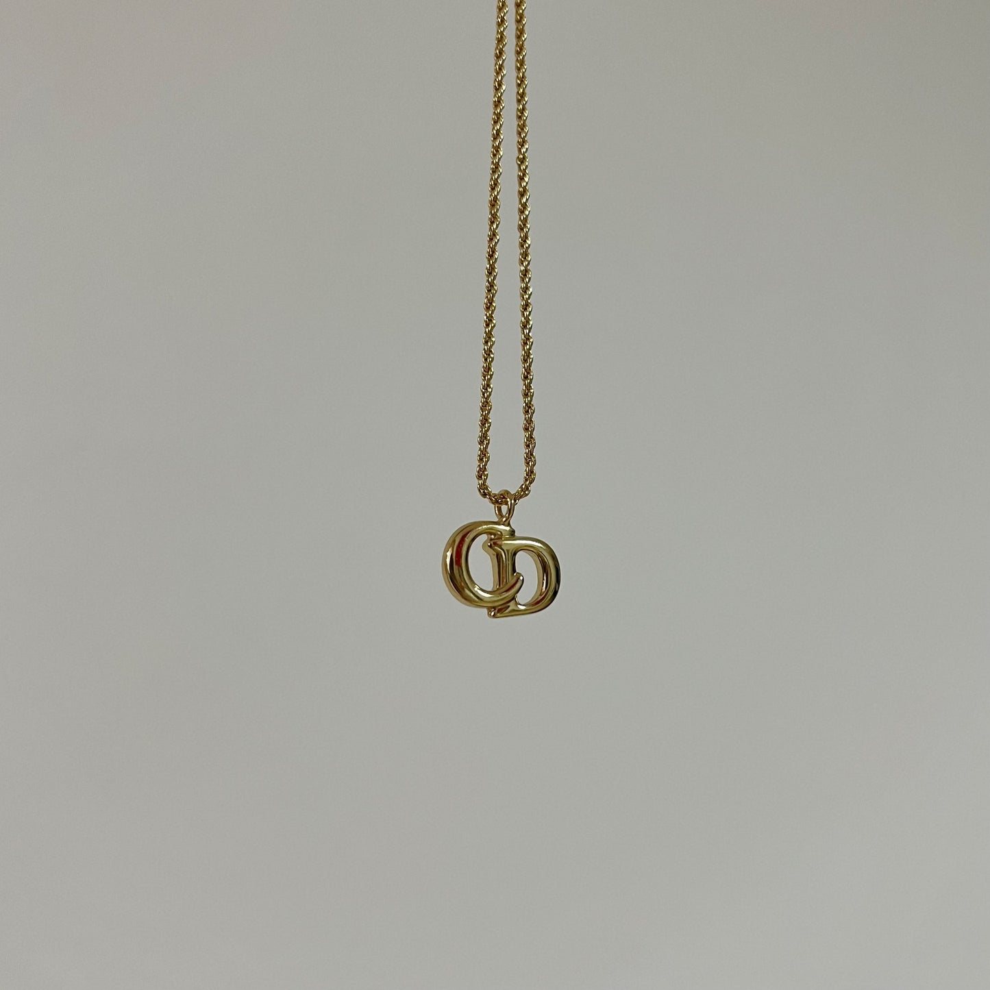 Vintage Dior CD Necklace