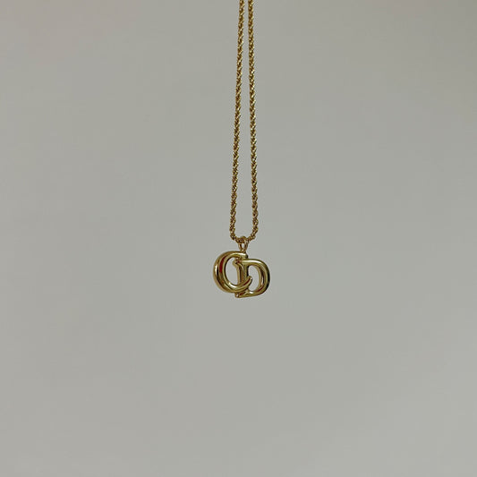 Vintage Dior CD Necklace