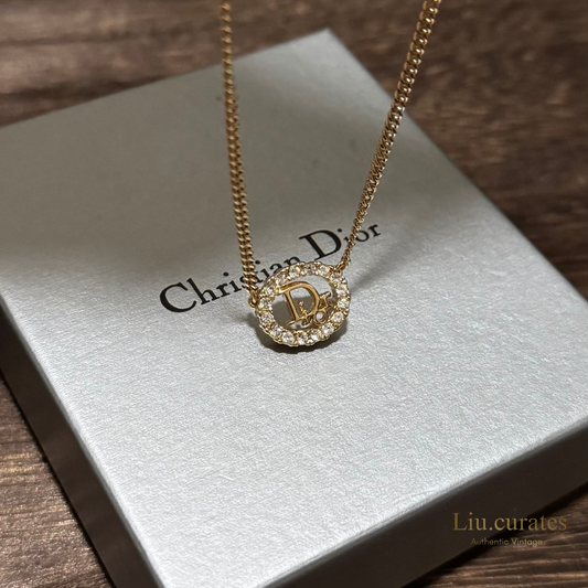 Vintage Dior Rhinestone Necklace