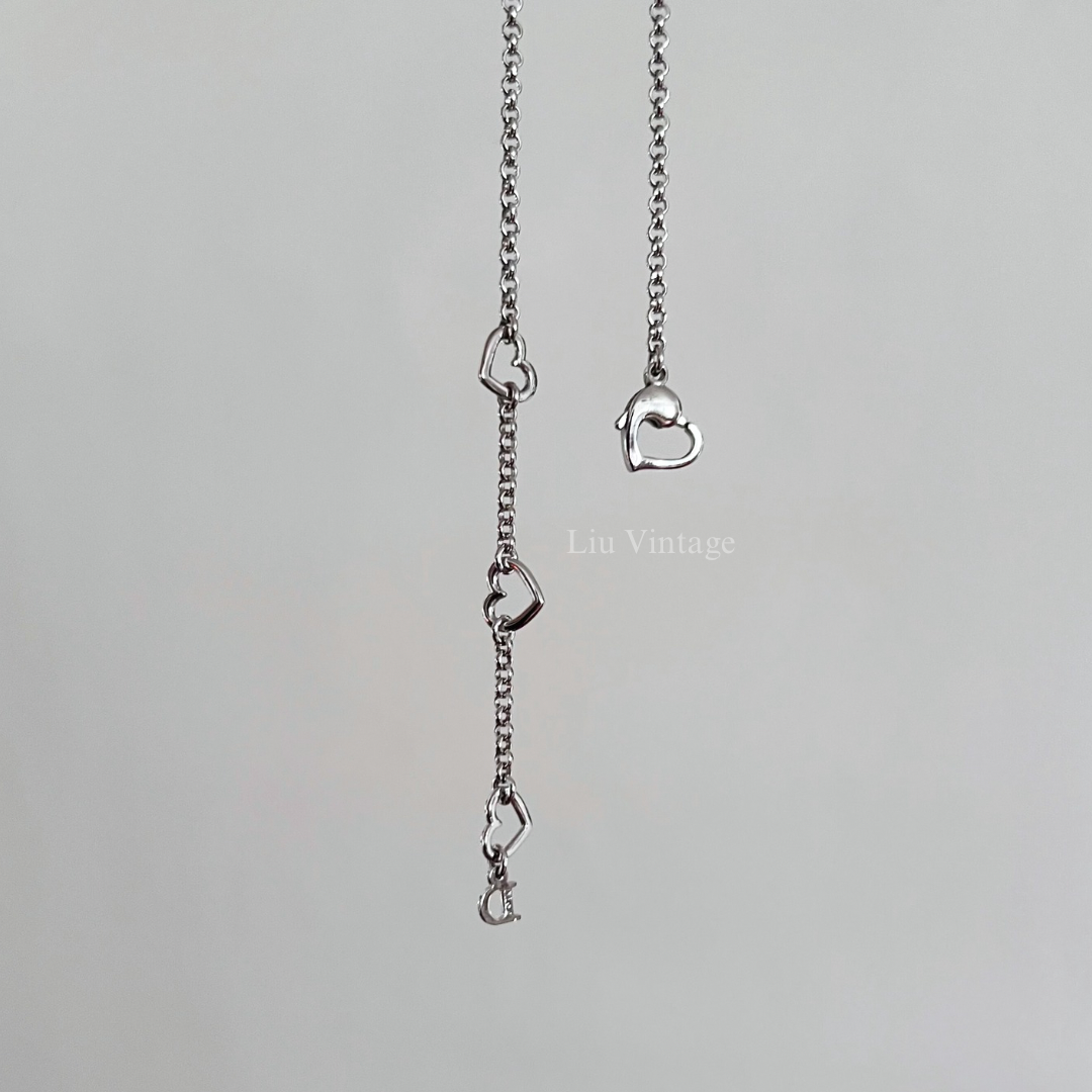 Vintage Dior Heart D with crystals