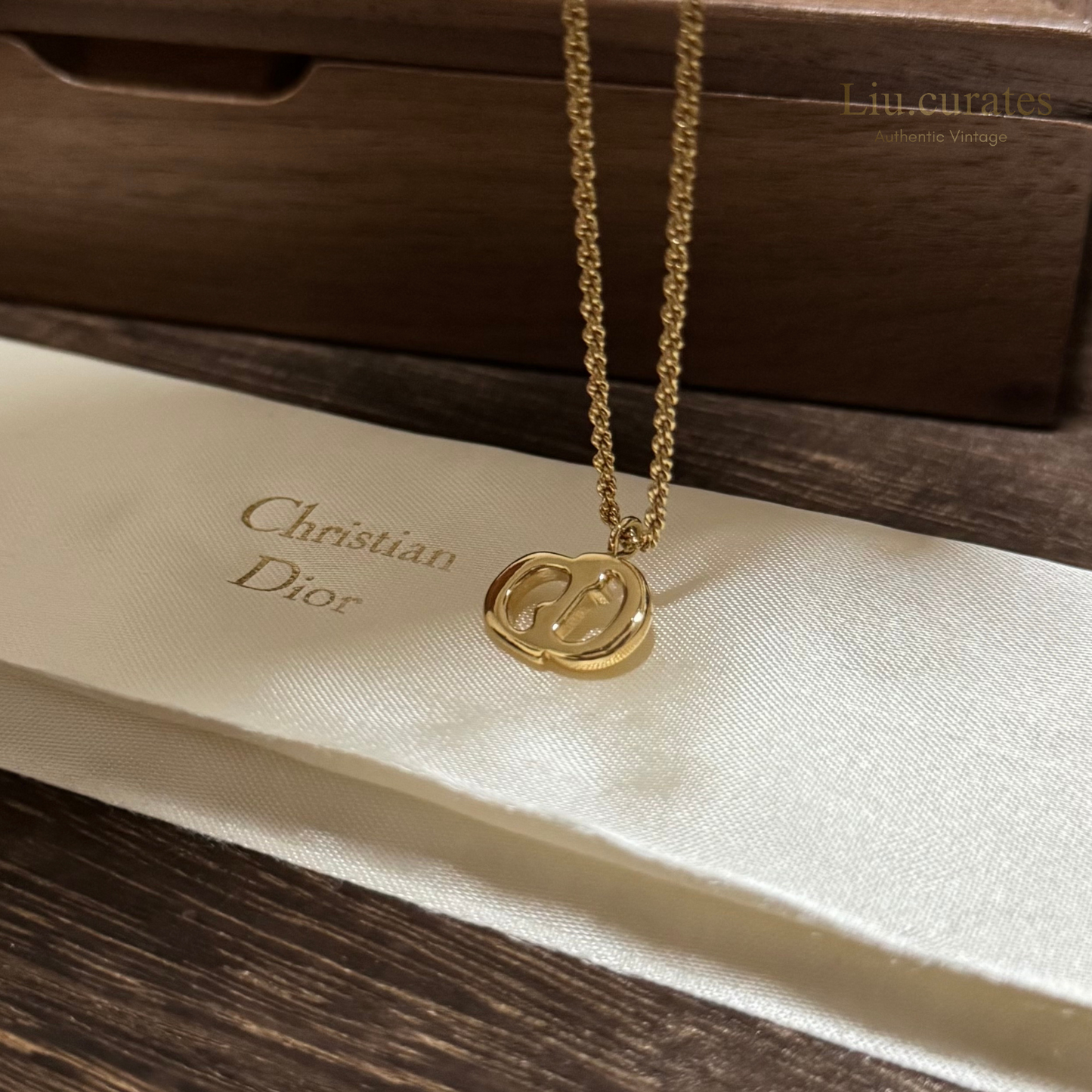 Vintage Dior CD Necklace