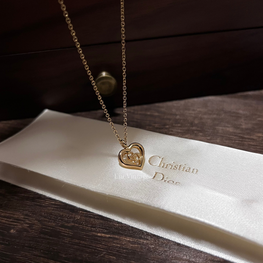 Vintage Dior Heart Necklace