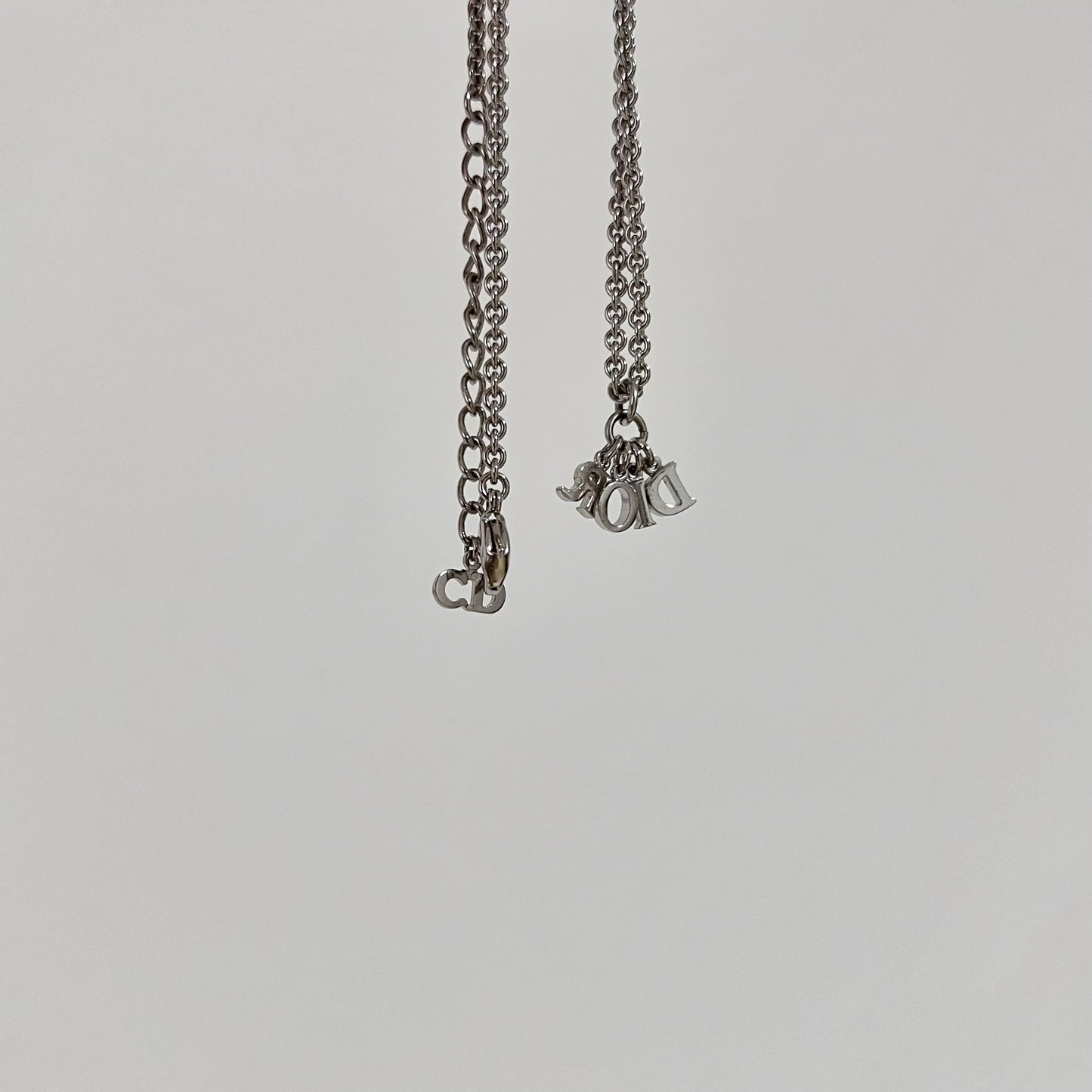 Vintage Dior Mini Lettering Necklace