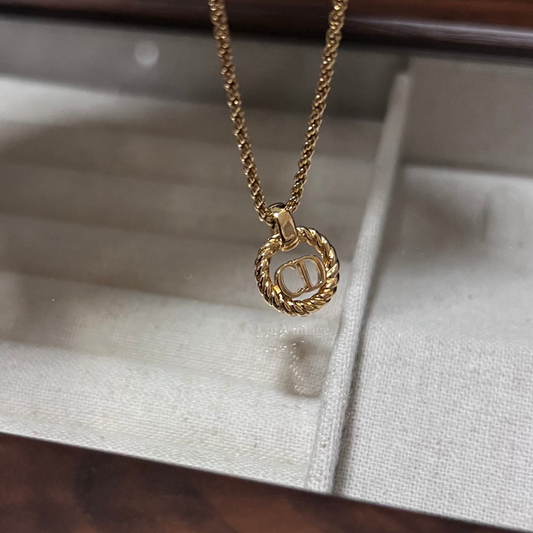 Vintage Dior Round Necklace