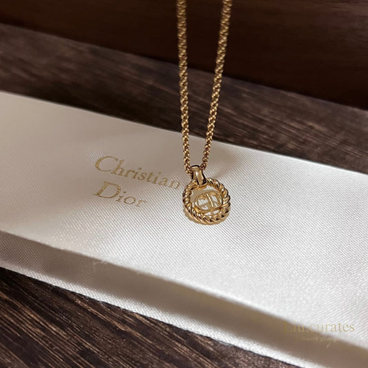 Vintage Dior Round Necklace
