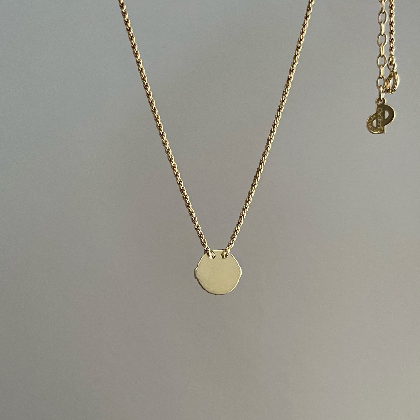 Vintage Dior Medallion Necklace