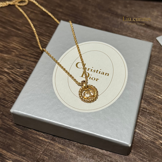 Vintage Dior Round Necklace