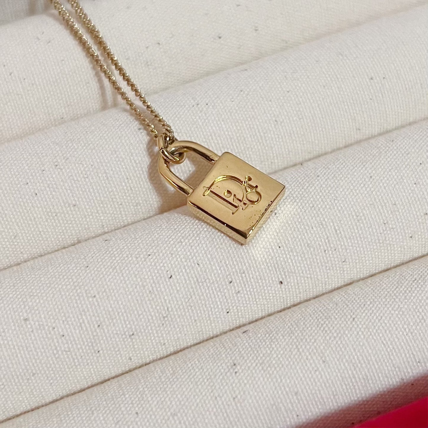 Vintage Dior Lock Necklace