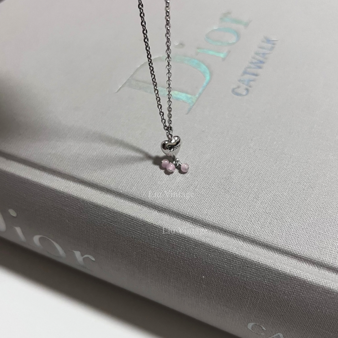 Vintage Dior Mini Heart Necklace