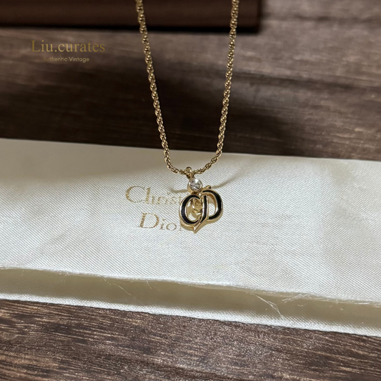 Vintage Dior CD (black x gold color)