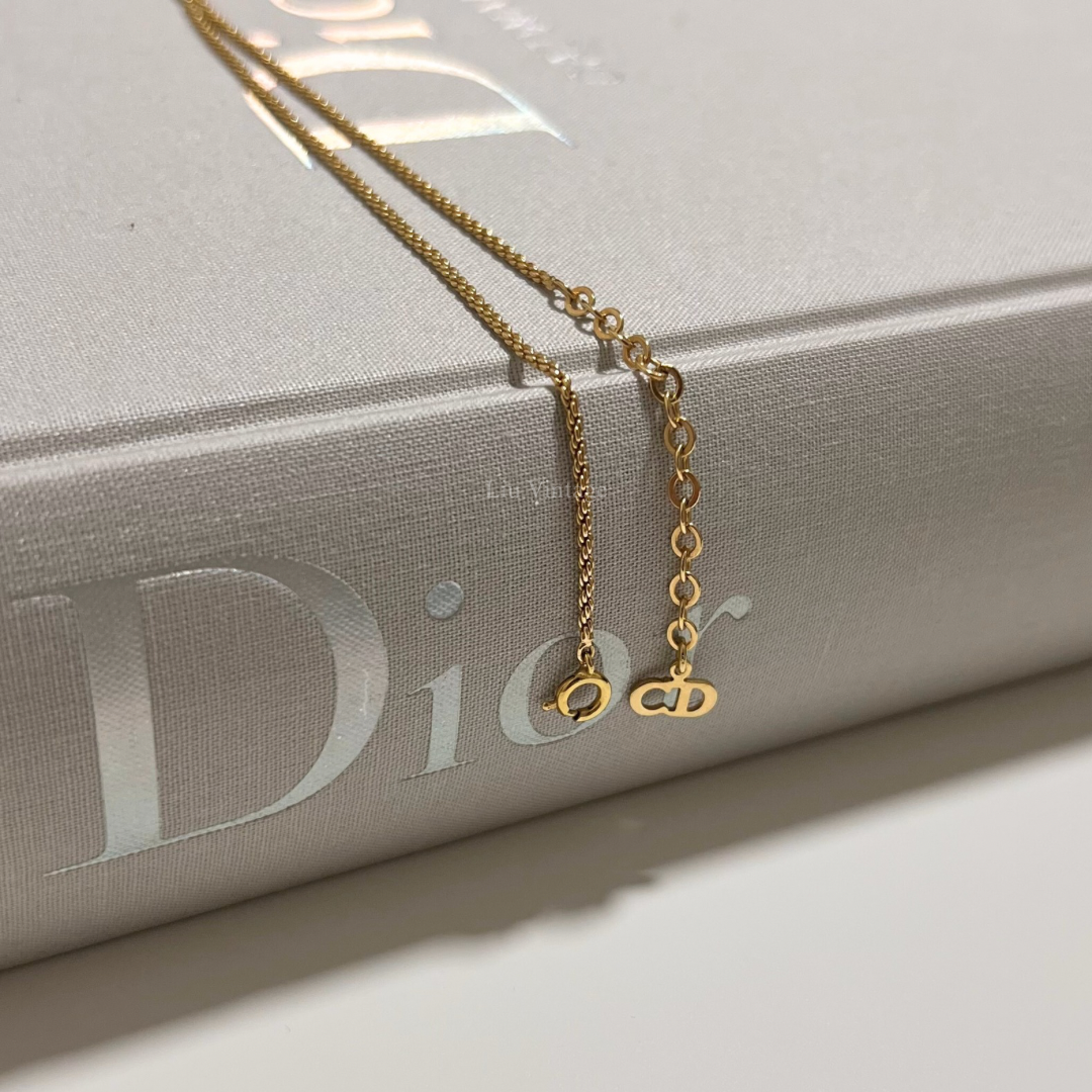 Vintage Dior CD Necklace (1.3cm)