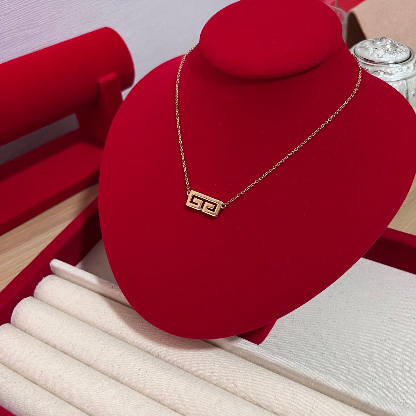 Vintage Givenchy Logo Necklace