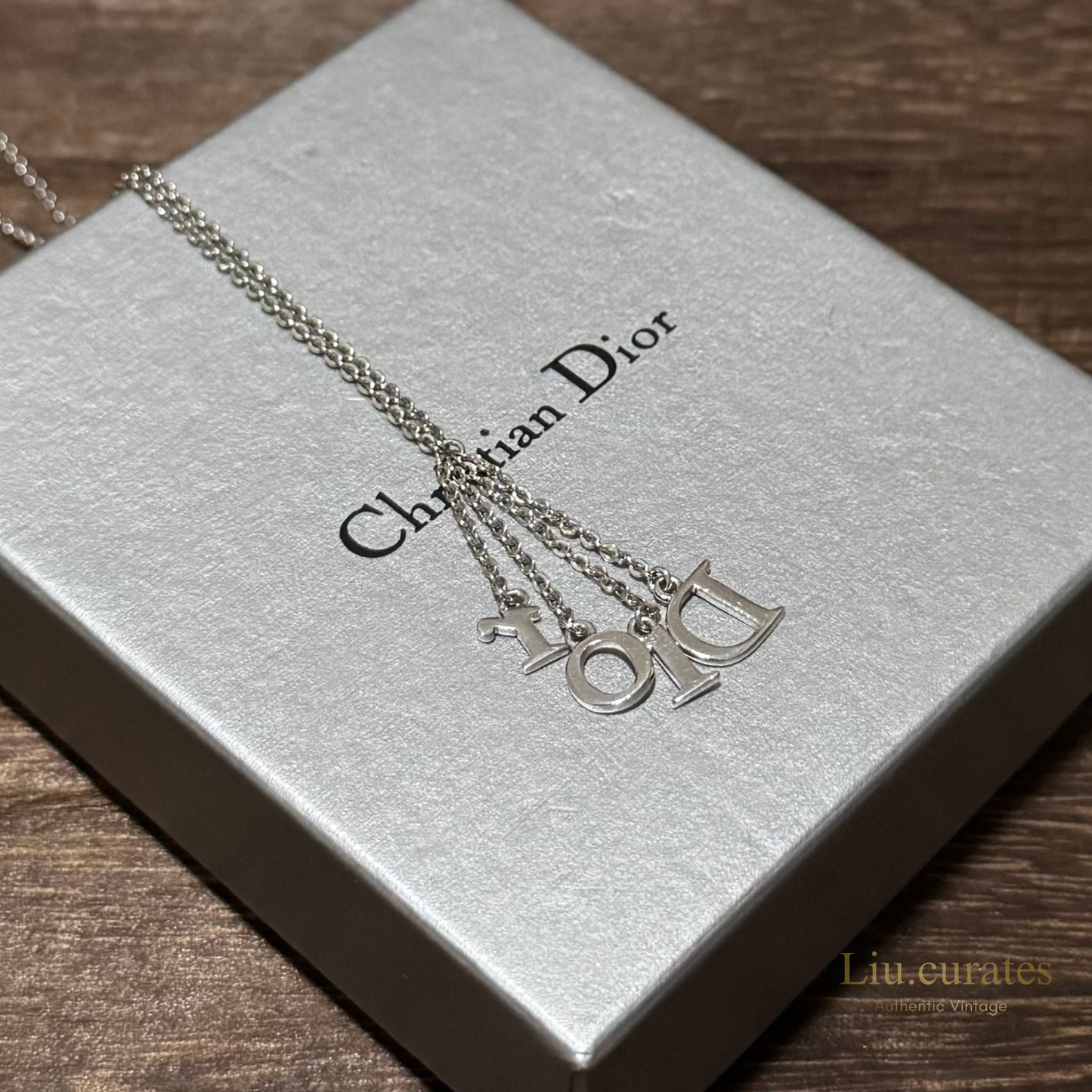 Vintage Dior Dangling Charm Necklace