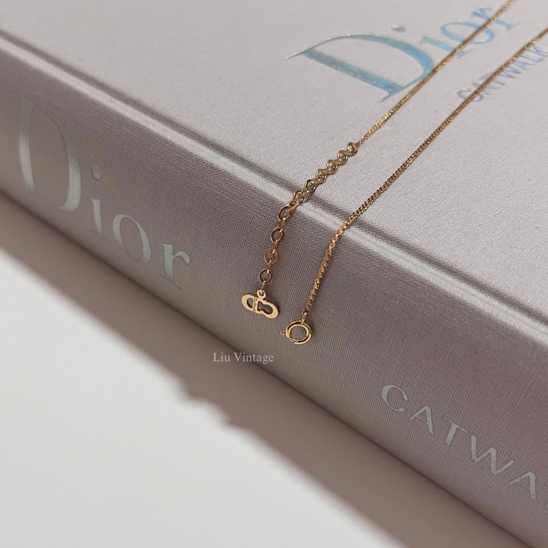 Vintage Dior Mini Pendant Necklace