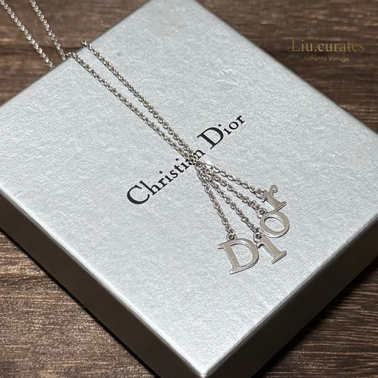 Vintage Dior Dangling Charm Necklace
