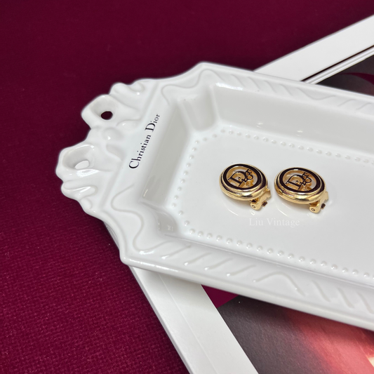 Vintage Dior Statement Clip On Earrings