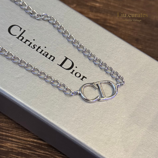 Vintage Dior CD Statement Necklace
