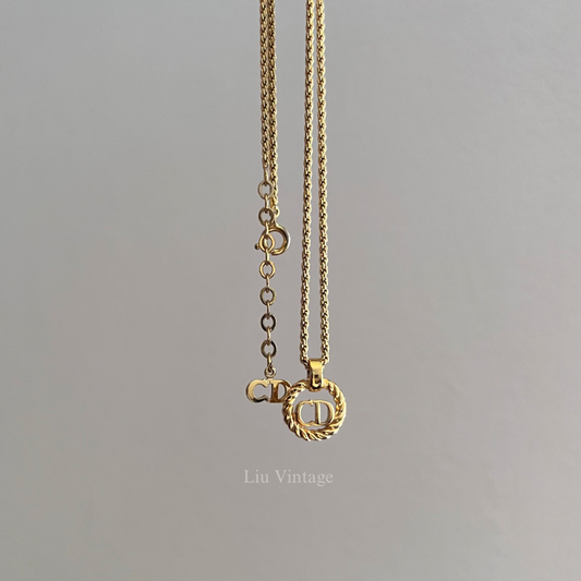 Vintage Dior Round Necklace