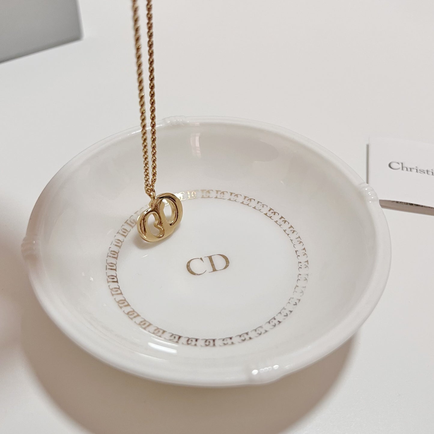 Vintage Dior CD Necklace