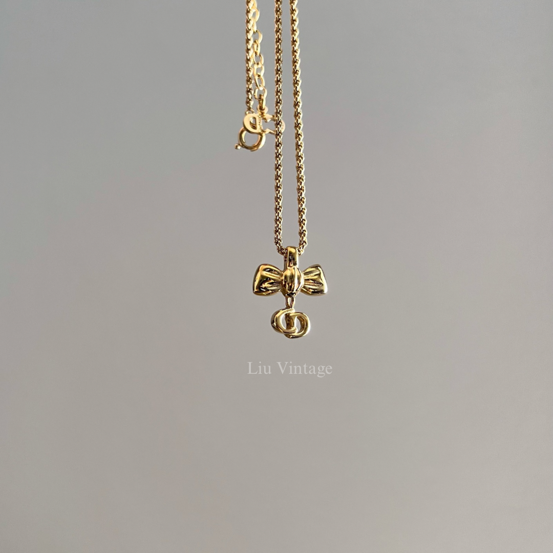 ★VINTAGE HOLLYWOOD★ Twinkle Ribbon Drop Necklace 1950's Rhinestone Necklace, Glamorous Rhinestone Drop