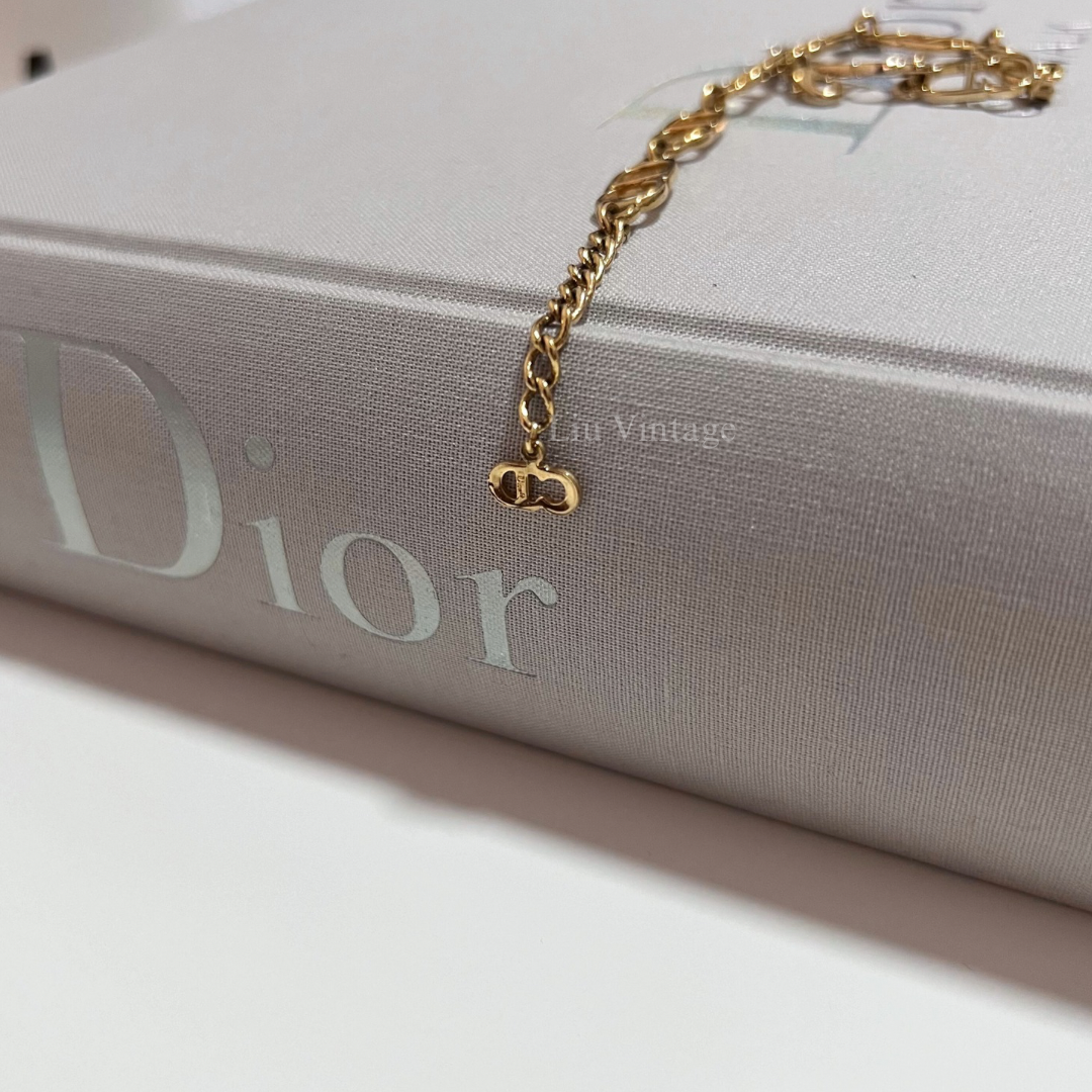 Vintage Dior CD Charm Bracelet