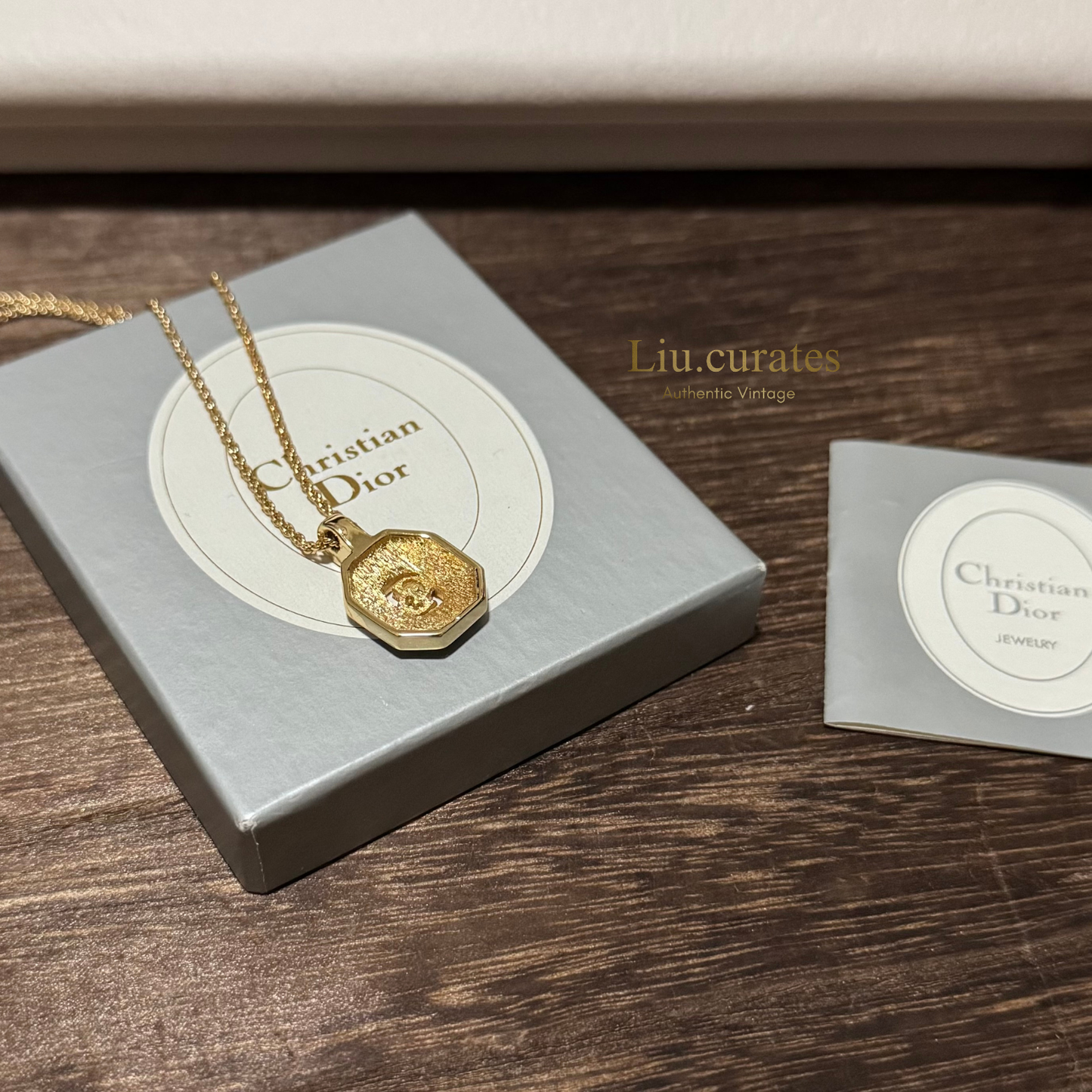 Vintage Dior Octagon Necklace