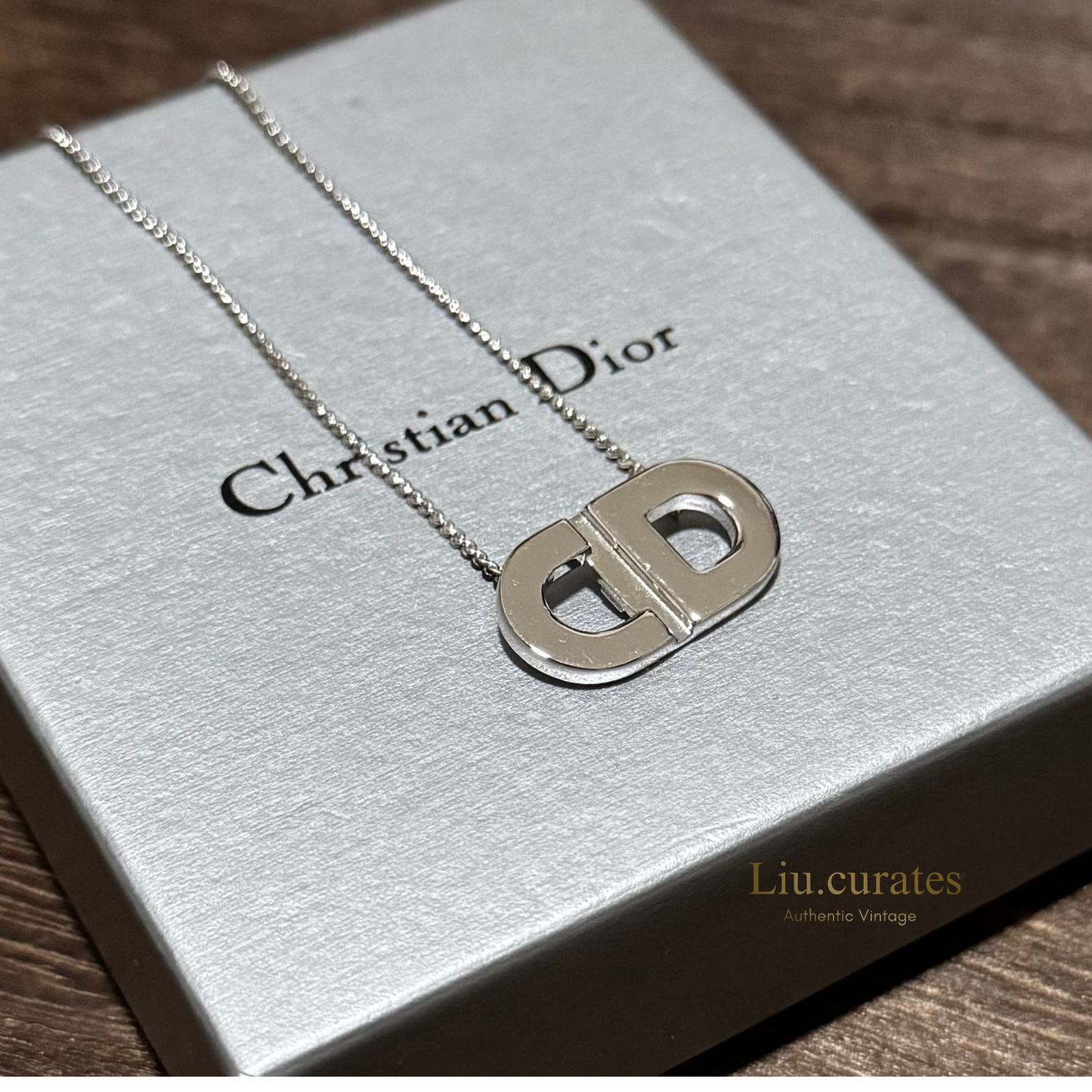 Vintage Dior CD Necklace