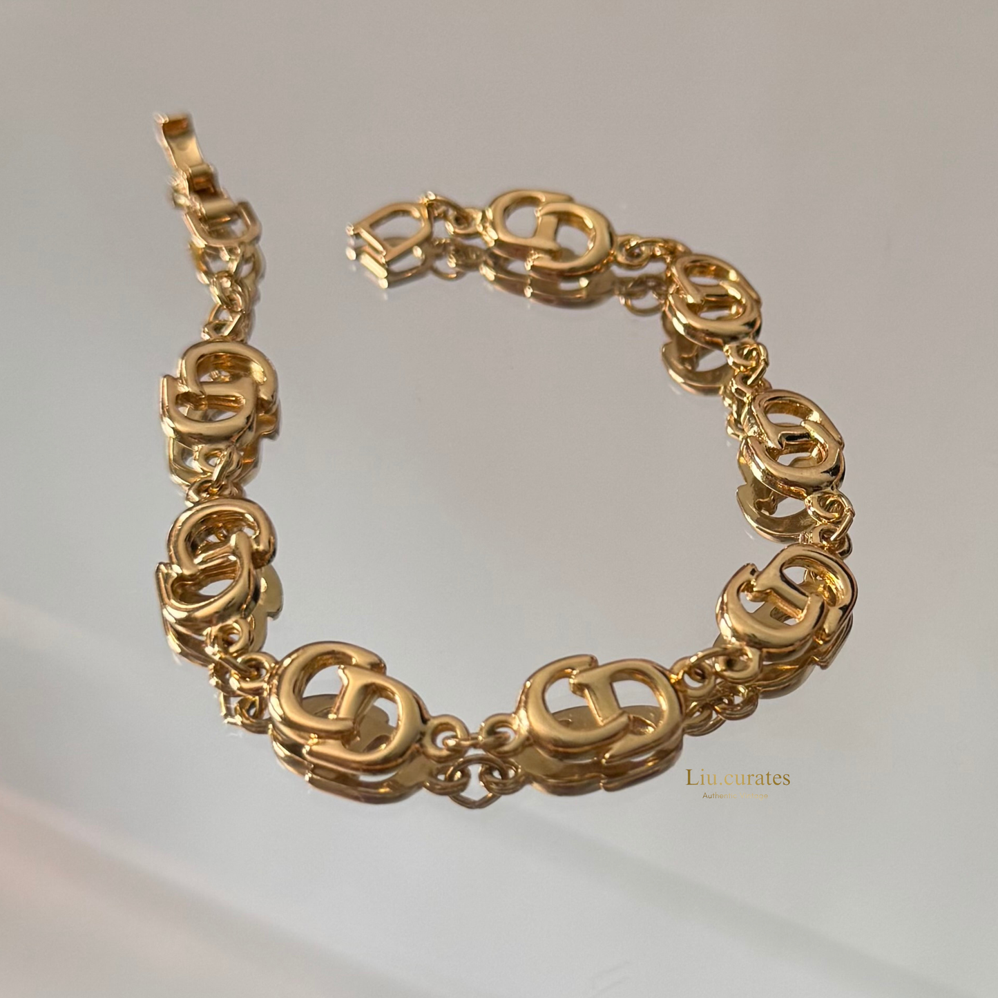 Vintage Dior CD Multi Charm Bracelet